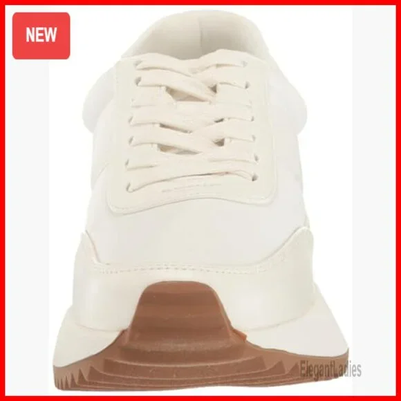 Fashion Sneakers with Lace Closure, Man-Made Materials, Trendy Comfort - Picture 2 of 7